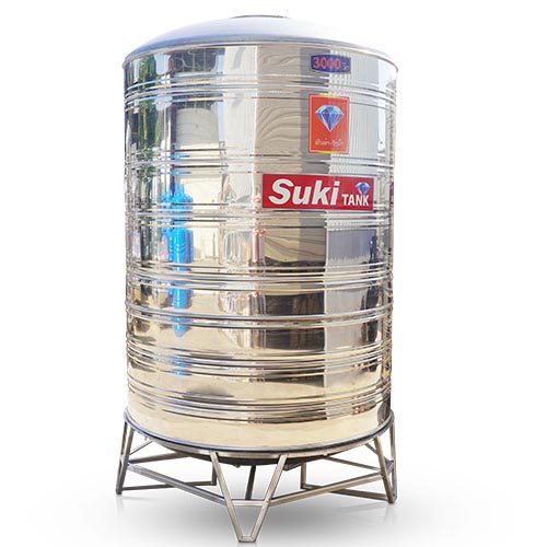 ຖັງນ້ຳສະແຕນເລດ 3000 ລິດ SUKI